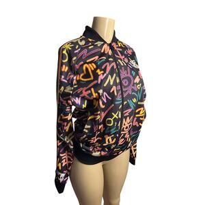 Women S Adidas Originals Kris Andrews Love Unites Superstar Jacket Printed Zip